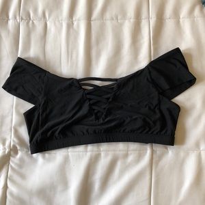 UO off the shoulder bra top